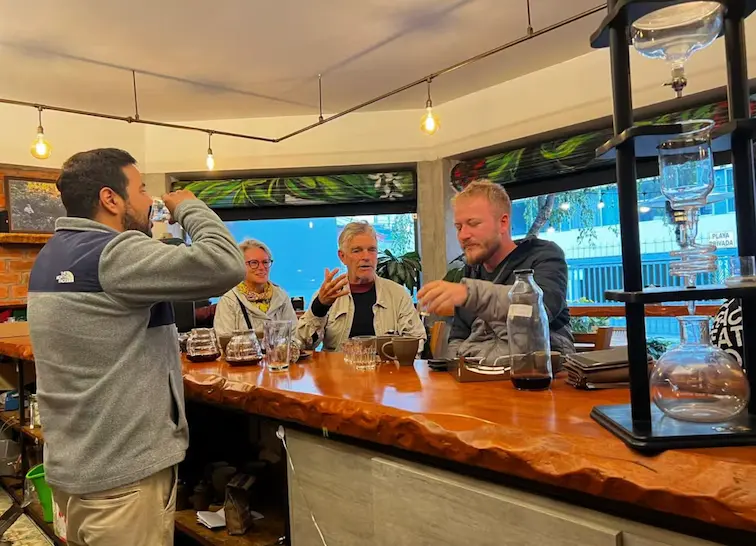 Coffee tasting in Miraflores