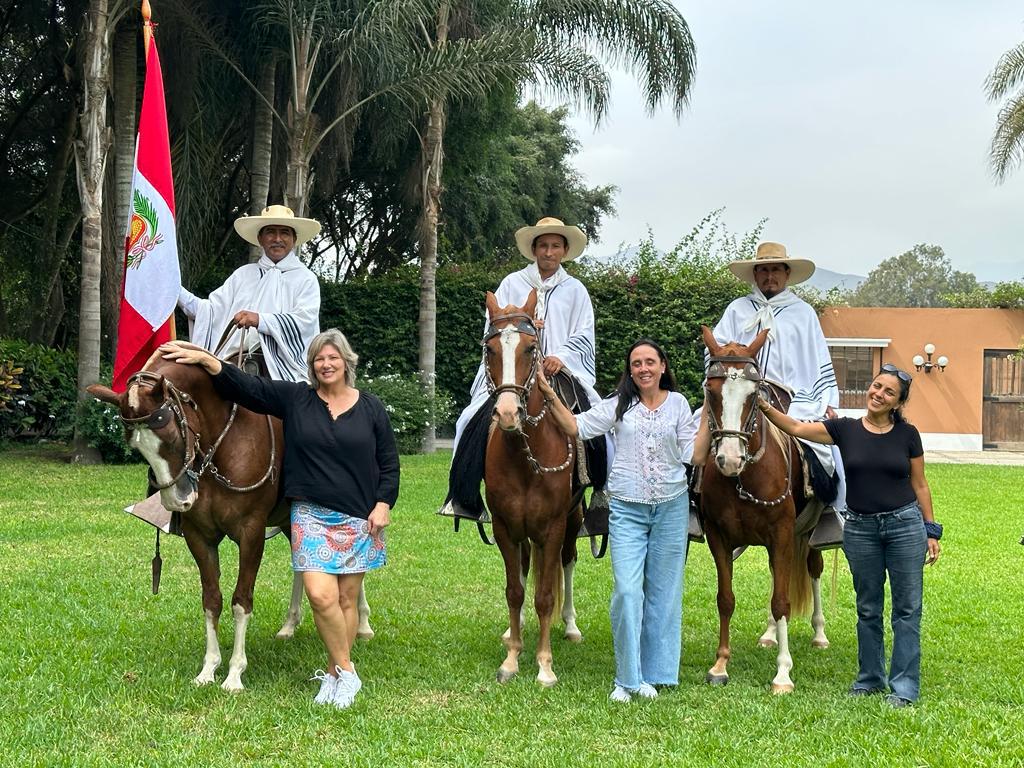 Pachacamac et démonstration de chevaux de Paso péruvien